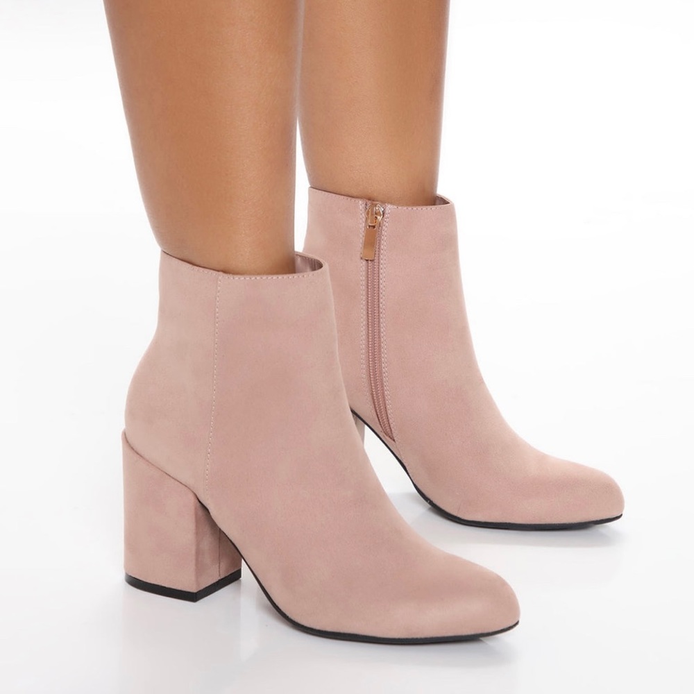 Faux Suede Booties